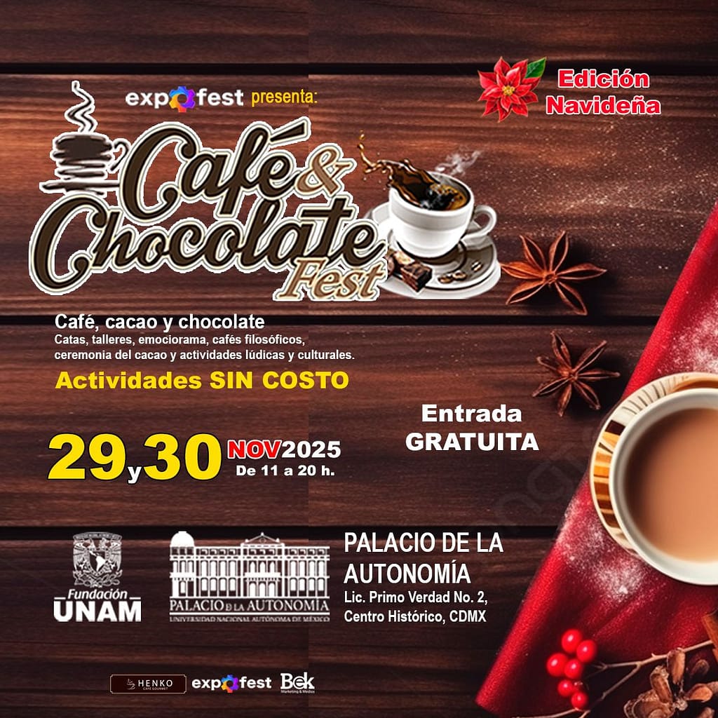 Café & Chocolate Fest - Edición Navideña En El Palacio De La Autonomía