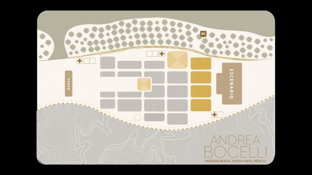 Mapa Bocelli