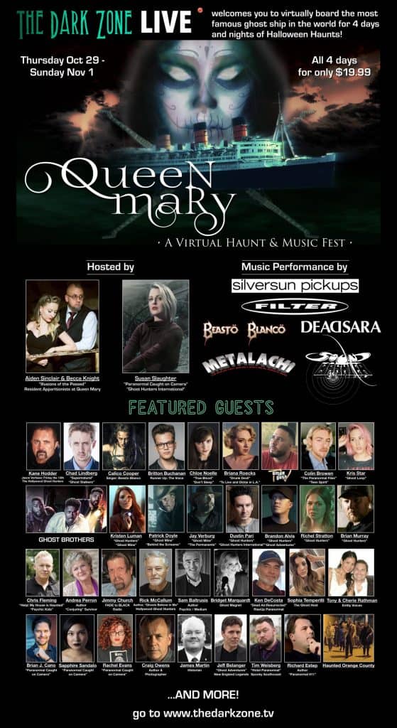 Queen Mary Live: A Virtual Haunt & Music Fest