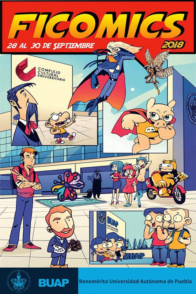 Feria Internacional de Cómics (FICÓMICS) BUAP 2018