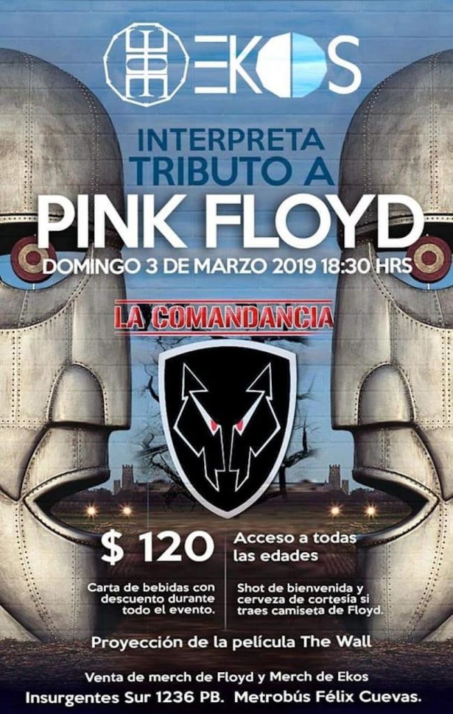 EKOS interpreta TRIBUTO A PINK FLOYD