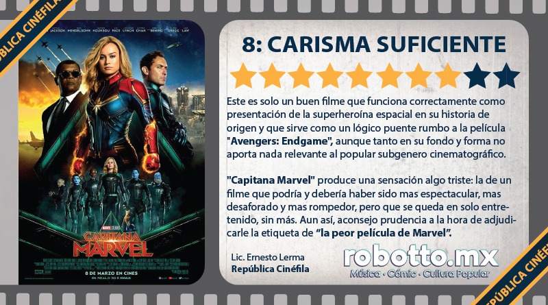 Reseña Capitana Marvel