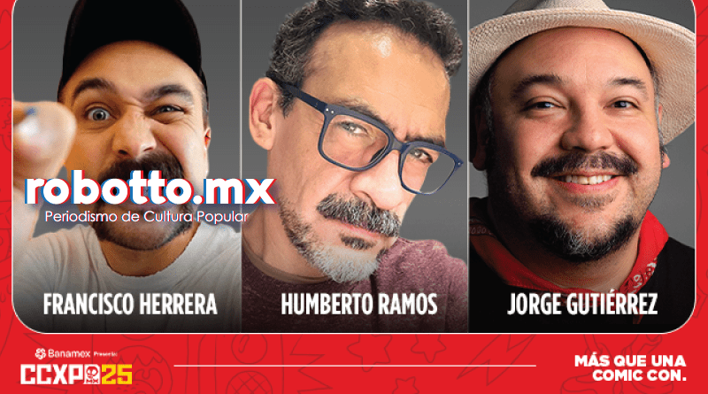 Jorge Gutiérrez, Humberto Ramos y Francisco Herrera