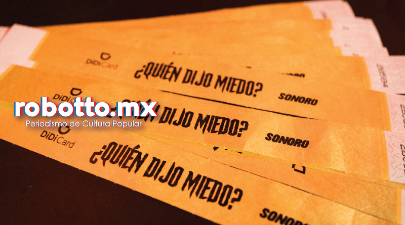 ¿Quién dijo miedo?