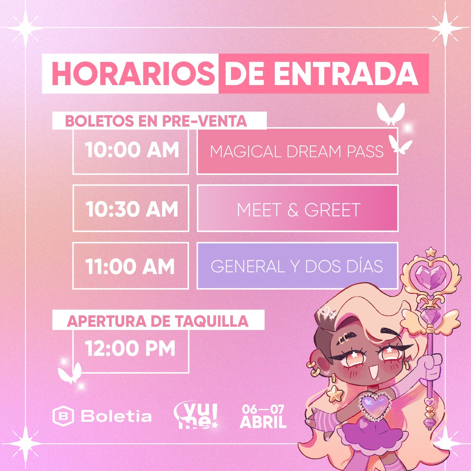 Boletos Yume