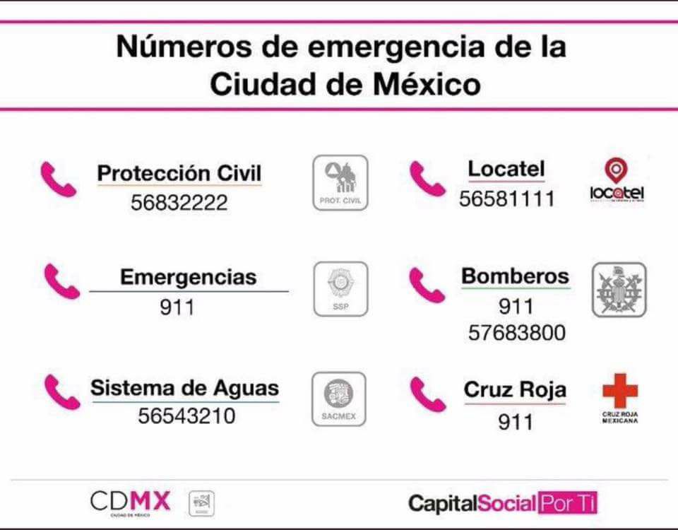 Sismo en México