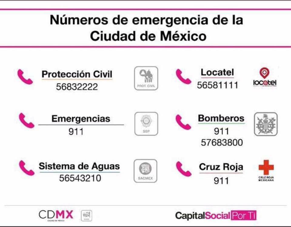 Sismo en México