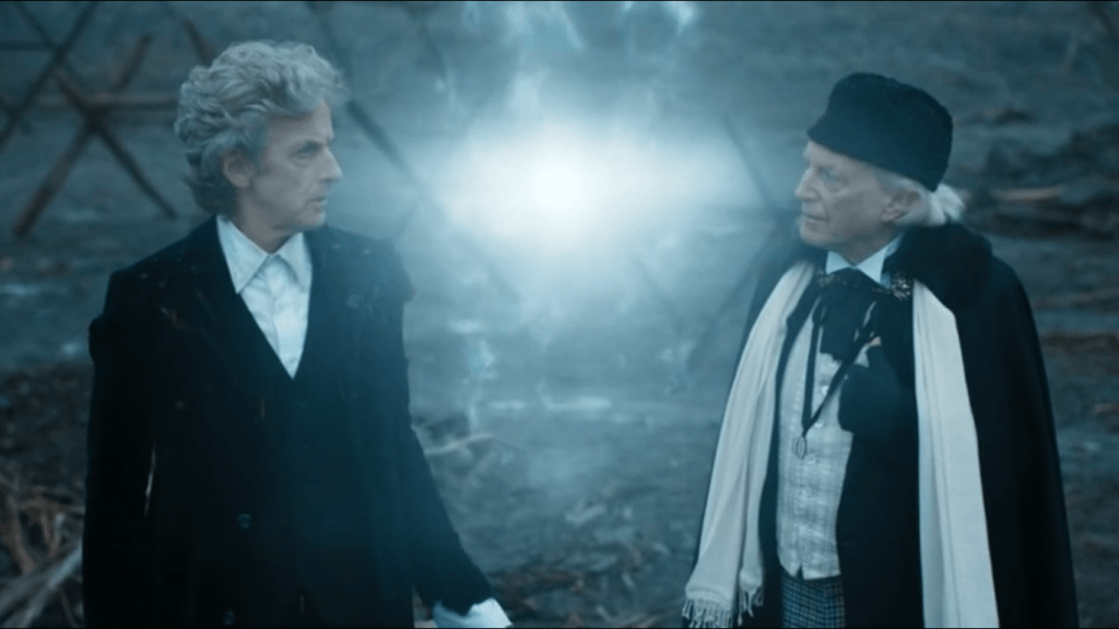 Peter Capaldi y David Bradley