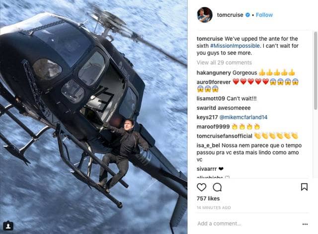 Tom Cruise #MissionImpossible