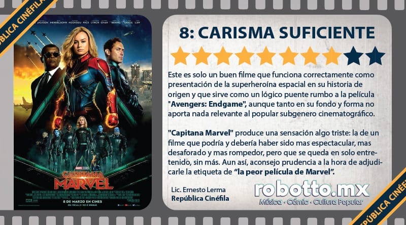 Reseña Capitana Marvel