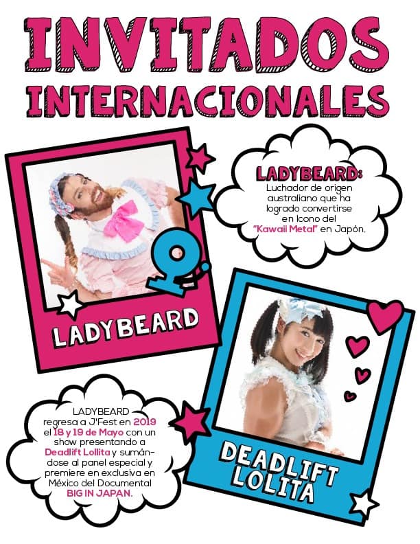 J’Fest 2019 Invitados Internacionale